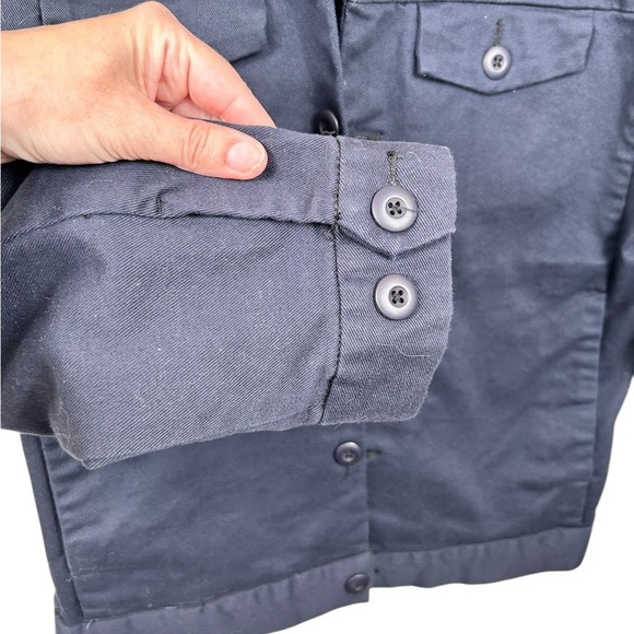 Tristan utility jacket, L, blue, cotton, pockets, Elevated Casual Streetwear - Picture 3 of 6